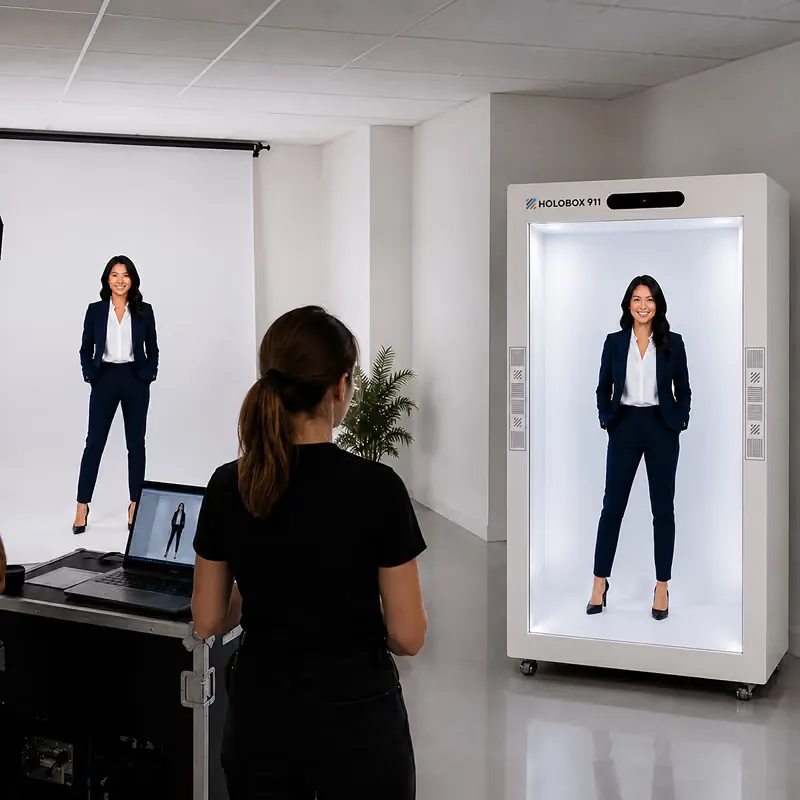 Live hologram telepresence